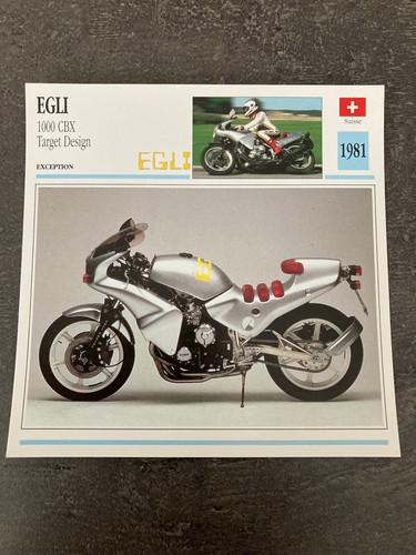 Carte fiche moto collection - fiche,