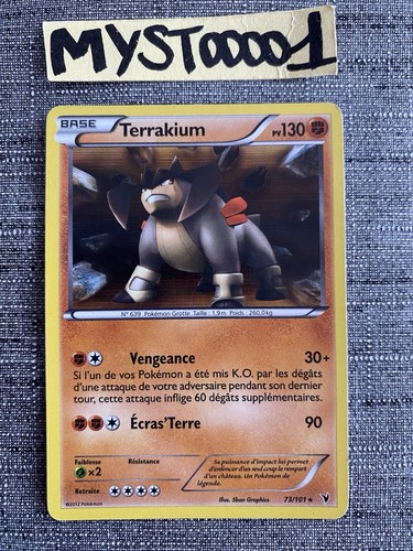 Carte pokemon terrakium 101 - carte,