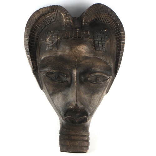 Rare superbe masque céramique - rare,
