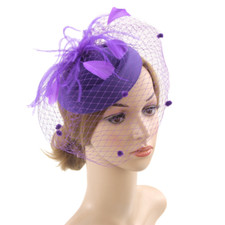Femme voile chapeau bibi - voile,
