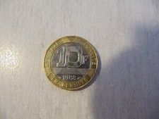 PIECE DE MONNAIE DE FRANCE  10fr génie de la bastille nickel et cupro-alu 1988