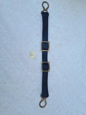 Jugulaire laiton cuir  pour  casque à pointe, en reproduction