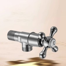 Vanne d'angle robuste en laiton adapt??e aux toilettes de jardin et lavabos