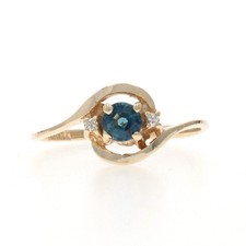 Bague Contournée En Or Jaune