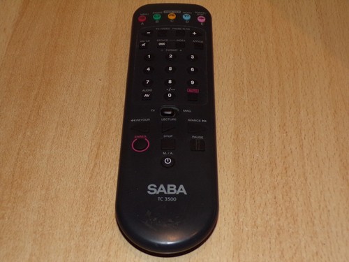 Télécommande saba tc3500 - télécommande,