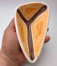 Marcel Guillot (1910-1985) vide poche en forme de barque à décor abstrait