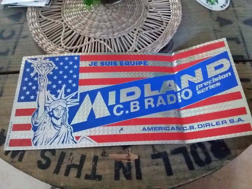 Autocollant vintage radio - autocollant,