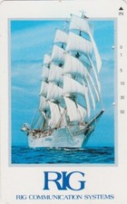 Télécarte JAPON - BATEAU VOILIER Caravelle / RIG - SAILING SHIP JAPAN phonecard