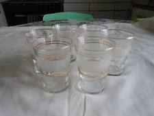 6 verres apéritif vintage