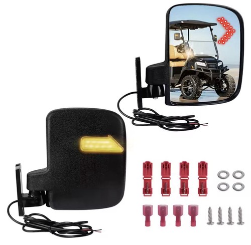 Rétroviseurs golf cart led - rétroviseurs,