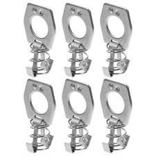  Lot de 6 loquets de porte pour chauffe-eau de camping-car - Verrou à came en