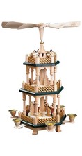 Pyramide de Noël scène de la