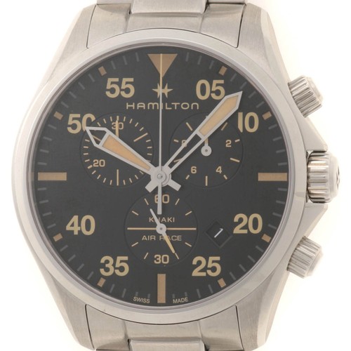 Montre noire pour homme