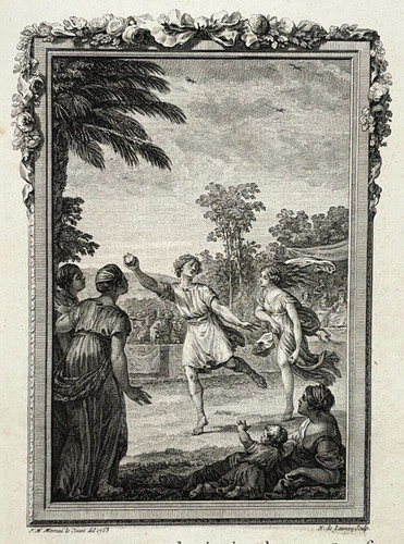 Hippomene victoire gravure - hippomene,