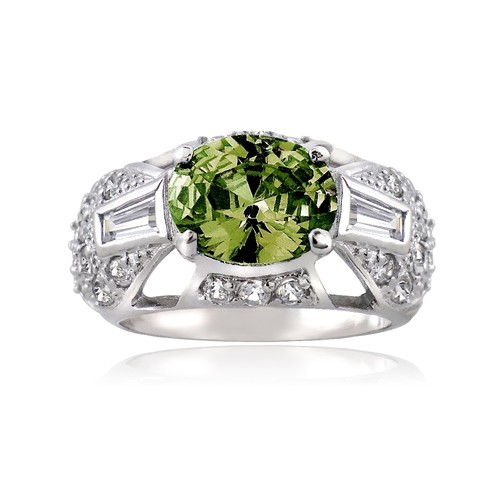 925 argent sterling vert - 925,