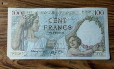 Billet 100 Frs Sully 1940 A 1 euro !