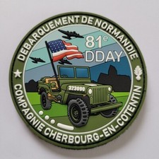 Ecusson collection Gendarmerie PVC 81 e DDAY Cie CHERBOURG-EN-COTENTIN.