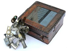 Ancien beau sextant marin