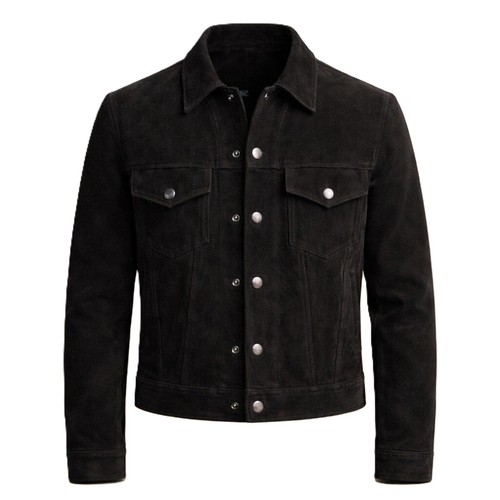Veste camionneur homme - , daim