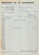 1966  COMPTOIR DE LA CHAUSSURE ETS R DELOULAY A POITIERS - DRILLAUD A SAINT