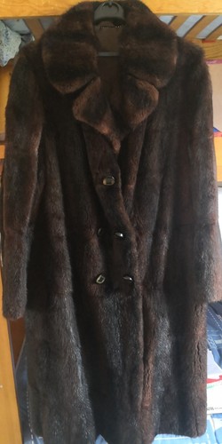 Manteau fourrure véritable - manteau,