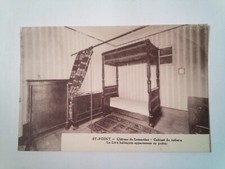 CPA. St point. Château de Lamartine.Cabinet de toilette.Le lit à baldaquin 