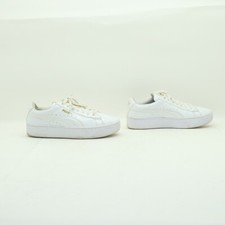 Puma Suede Platform Usagé Taille EU 39 UK 6 US Wo's 8.5 (Cod.CS1777) Blanche
