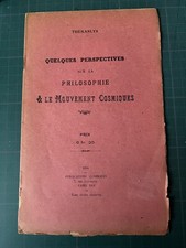 Thémanlys  Quelques perspectives  sur la philosophie et le mouvement cosmique