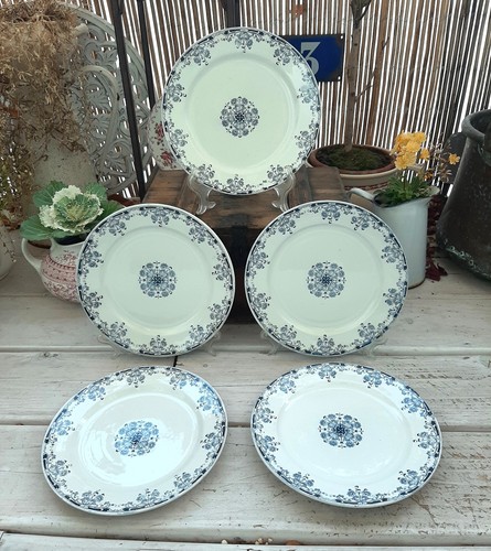 Assiettes plates - 4+1,