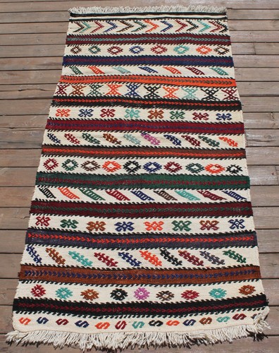 Tapis kilim turc - tapis, 33''x64''