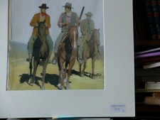 MICHEL GOURDON - GOUACHE  SPÉCIAL POLICE DU MYTHE A LA RÉALITÉ - MARIO ROPP 1974