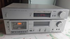 Ensemble Chaine Hifi Akaï Platine K7 Akai CS-F11 & Tuner AT-K22L, AM/FM VINTAGE
