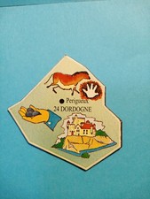 ANCIEN  MAGNET LE GAULOIS  CARTE DE FRANCE N° 24 DORDOGNE