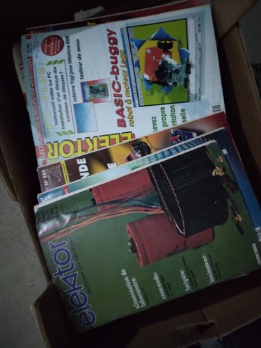 Lot vintage elektor - 10,