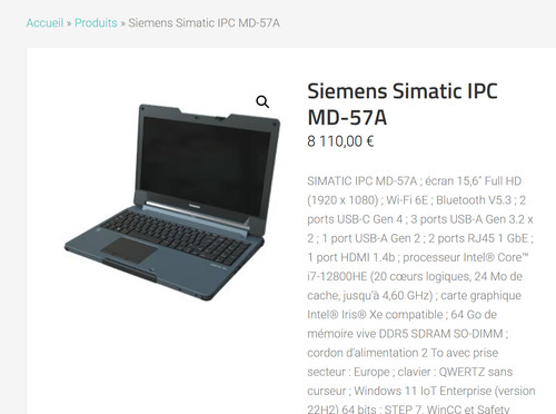 Simatic ipc 57a écran - simatic, md-57a