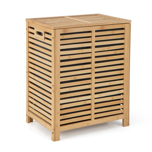 Panier linge 80l - 80l, bambou