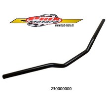 GUIDON MOTO UNIVERSEL TYPE ROADSTER ACIER NOIR NEUF