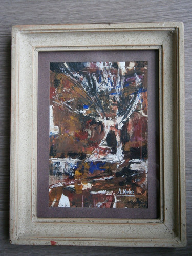 Petite peinture abstrait art - abstrait,