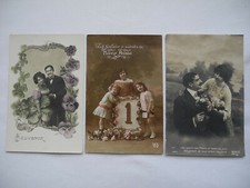 lot 3 cartes postales