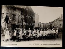 SAUXILLANGES FETE LOCALE LES CORNARDS   carte postale REPRO
