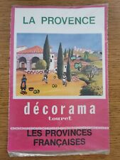 Planche Décalcomanie DECORAMA - LA PROVENCE - Touret - vintage an 80 - Neuf