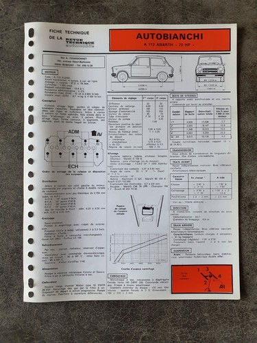 Fiche technique automobile - fiche,