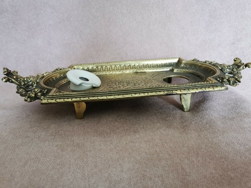 Ancien encrier bronze - ancien,