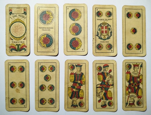 Jeu cartes italie treviso - italie,,