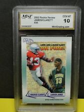2002 Débutant Review Lebron James / Clarett #36 Mint Classement Service Carte