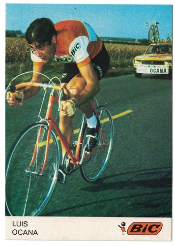 Carte cyclisme equipe bic - carte,