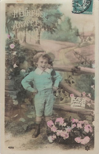 Heureuse annee enfant avec - annee,