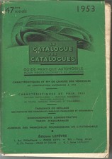 RARE MANUEL AUTOCATALOGUE 1953