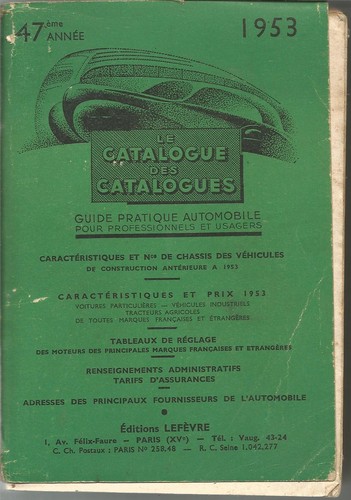 Rare manuel autocatalogue - rare,