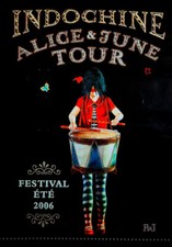 Affiche / Poster 40x60 cm "Indochine" Alice & June Tour / Nicola Sirkis